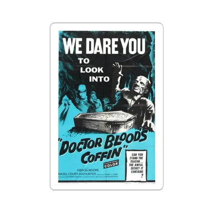 DOCTOR BLOOD'S COFFIN 1961 Movie Poster - STICKER Vinyl Kiss-Cut Decal 2 Inch White - The Sticker Space