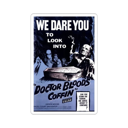 Doctor Blood's Coffin 1962 Movie Poster STICKER Vinyl Die-Cut Decal 3 Inch - The Sticker Space