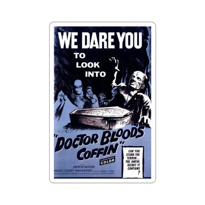Doctor Blood's Coffin 1962 Movie Poster STICKER Vinyl Die-Cut Decal 4 Inch - The Sticker Space