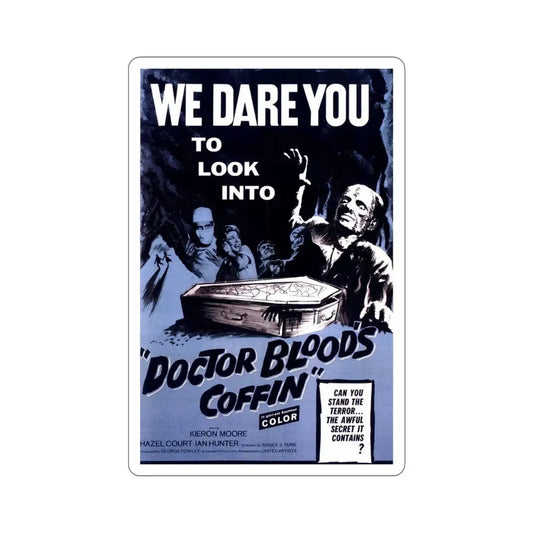 Doctor Blood's Coffin 1962 Movie Poster STICKER Vinyl Die-Cut Decal 6 Inch - The Sticker Space