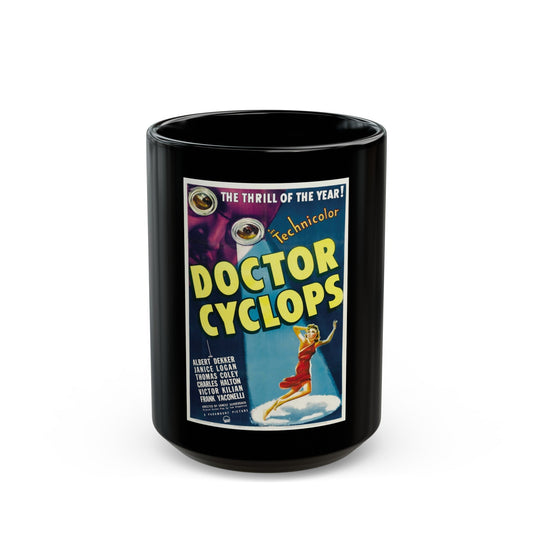 DOCTOR CYCLOPS 1940 Movie Poster - Black Coffee Mug-15oz-The Sticker Space