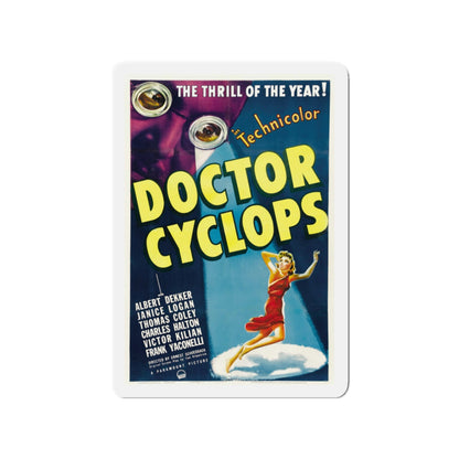 DOCTOR CYCLOPS 1940 Movie Poster - Die-Cut Magnet-3" x 3"-The Sticker Space