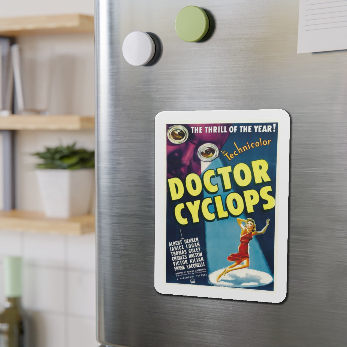 DOCTOR CYCLOPS 1940 Movie Poster - Die-Cut Magnet-The Sticker Space