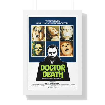 DOCTOR DEATH 1973 - Framed Movie Poster-16″ x 24″-The Sticker Space