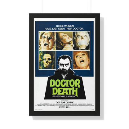 DOCTOR DEATH 1973 - Framed Movie Poster-20" x 30"-The Sticker Space