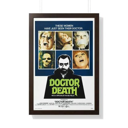DOCTOR DEATH 1973 - Framed Movie Poster - The Sticker Space