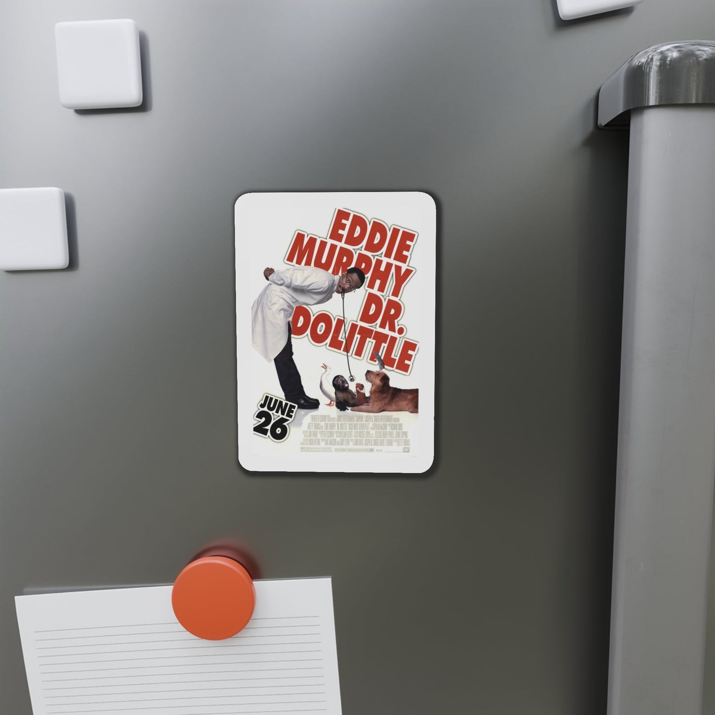 Doctor Dolittle 1998 Movie Poster Die-Cut Magnet-The Sticker Space