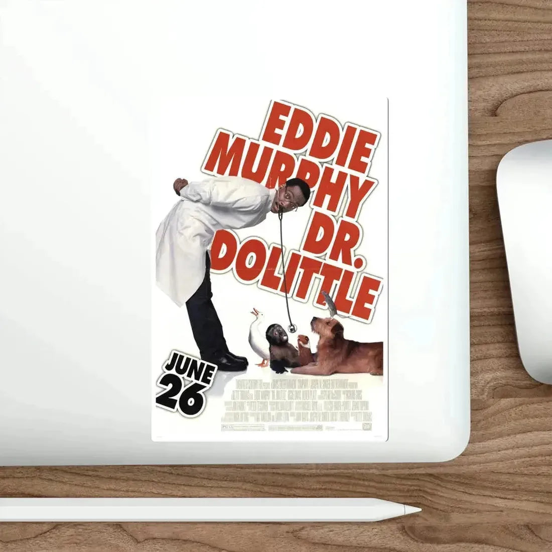 Doctor Dolittle 1998 Movie Poster STICKER Vinyl Die-Cut Decal - The Sticker Space