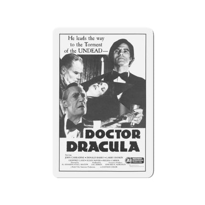 DOCTOR DRACULA 1978 Movie Poster - Die-Cut Magnet-3" x 3"-The Sticker Space