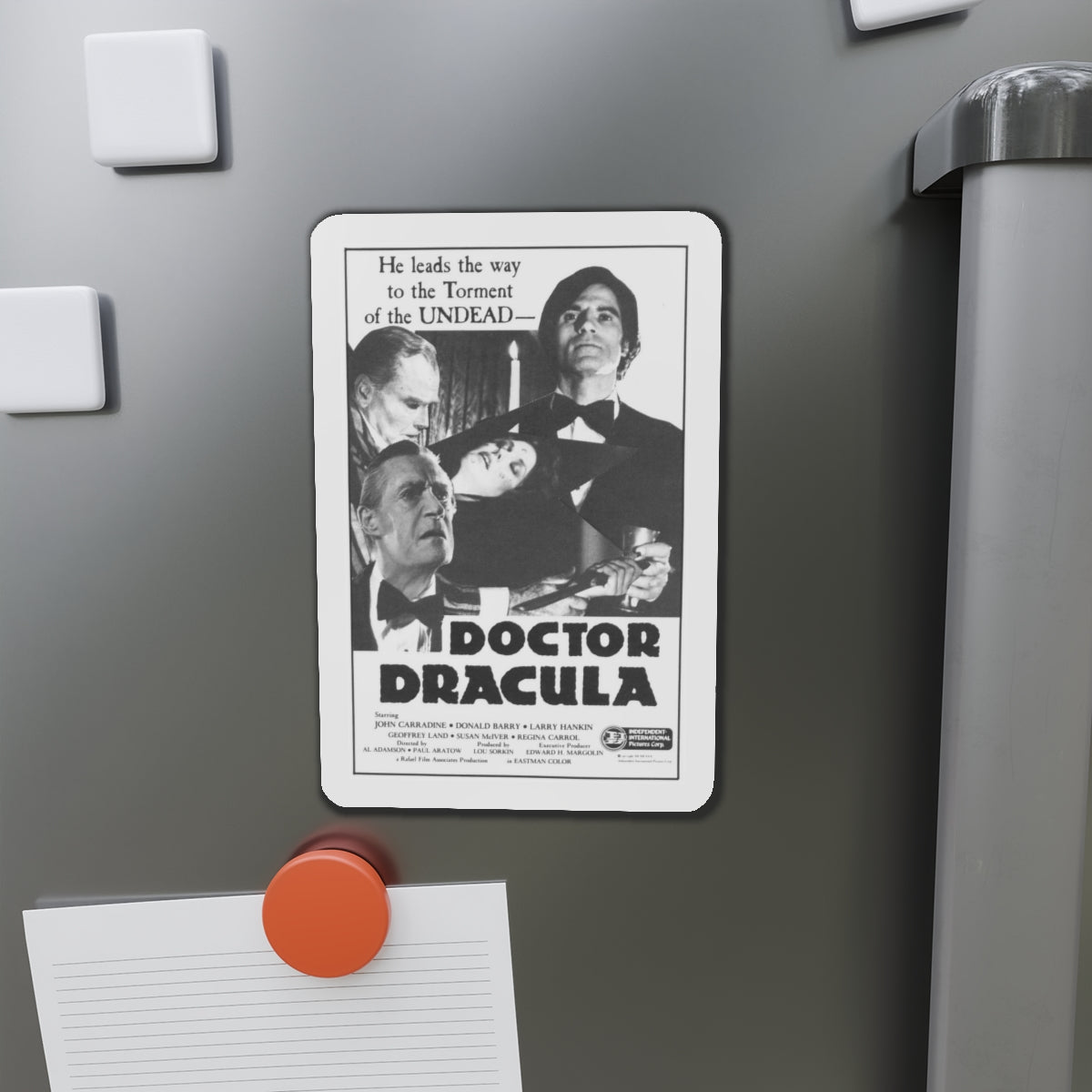 DOCTOR DRACULA 1978 Movie Poster - Die-Cut Magnet-The Sticker Space