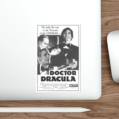 DOCTOR DRACULA 1978 Movie Poster STICKER Vinyl Die-Cut Decal-The Sticker Space