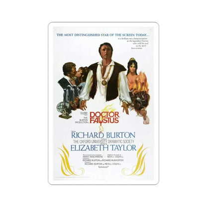 Doctor Faustus 1968 Movie Poster STICKER Vinyl Die-Cut Decal - The Sticker Space