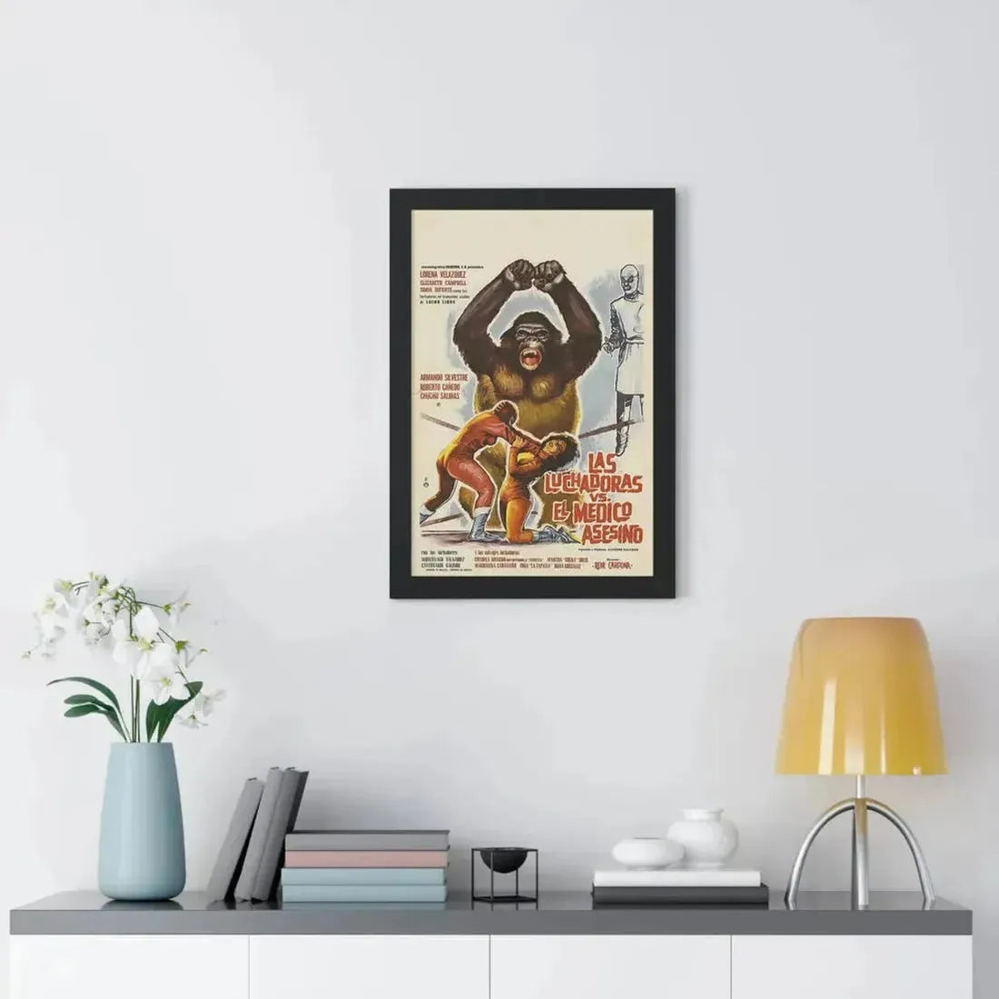 DOCTOR OF DOOM 1963 - Framed Movie Poster - The Sticker Space