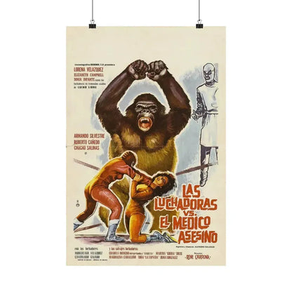 DOCTOR OF DOOM 1963 - Paper Movie Poster 16″ x 24″ Matte - The Sticker Space