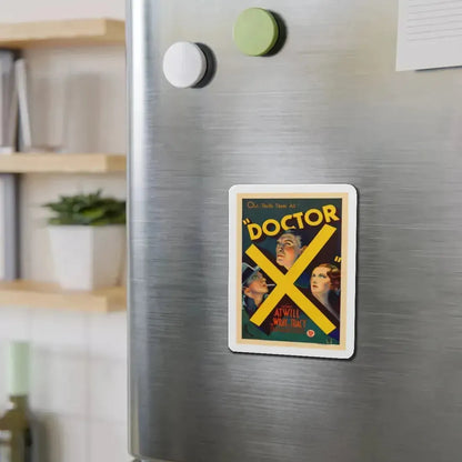 DOCTOR X 1932 Movie Poster - Refrigerator Magnet - The Sticker Space