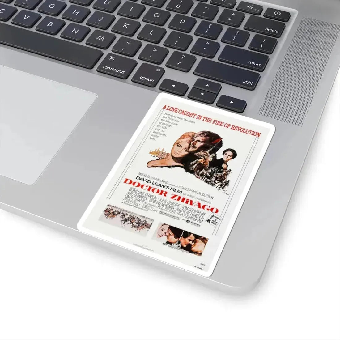 Doctor Zhivago 1965 Movie Poster - STICKER Vinyl Kiss-Cut Decal - The Sticker Space