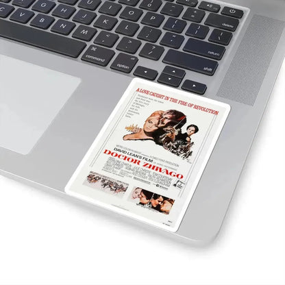 Doctor Zhivago 1965 Movie Poster - STICKER Vinyl Kiss-Cut Decal - The Sticker Space
