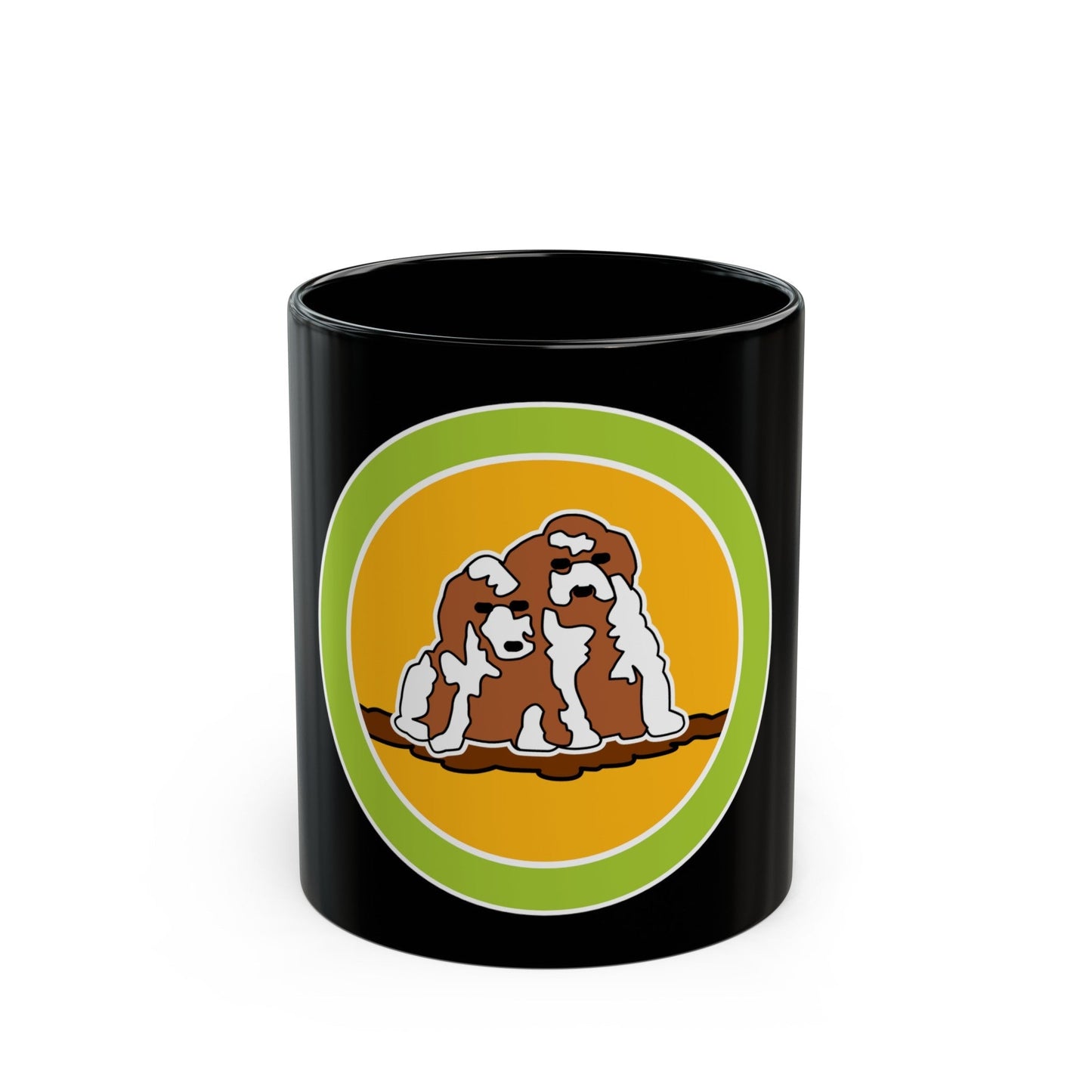 Dog Care (Boy Scout Merit Badge) Black Coffee Mug-11oz-The Sticker Space