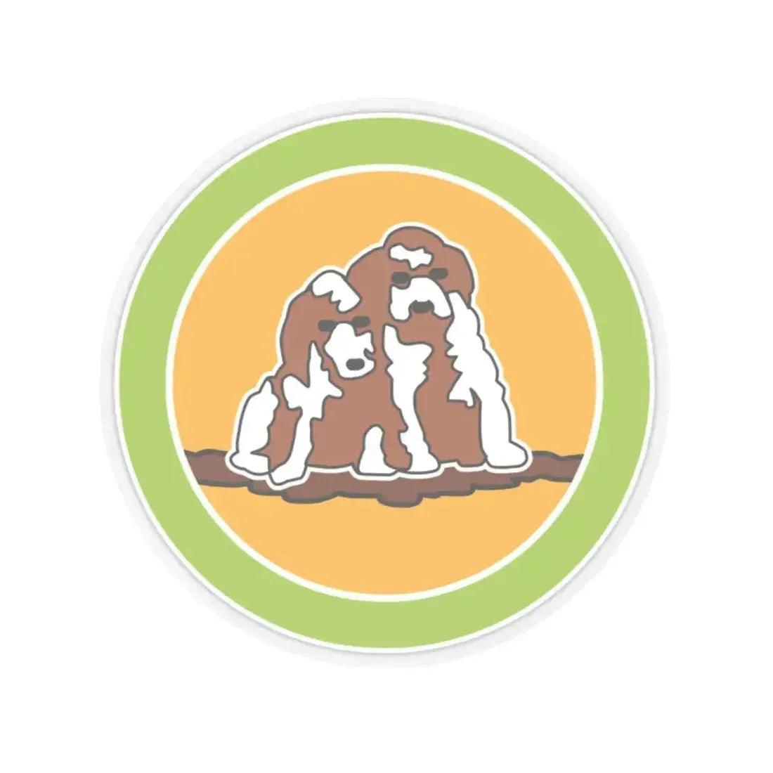 Dog Care (Boy Scout Merit Badge) STICKER Vinyl Kiss-Cut Decal 2 Inch Transparent - The Sticker Space