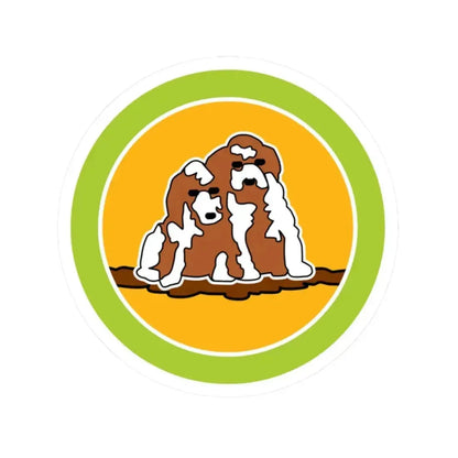 Dog Care (Boy Scout Merit Badge) STICKER Vinyl Kiss-Cut Decal 2 Inch White - The Sticker Space