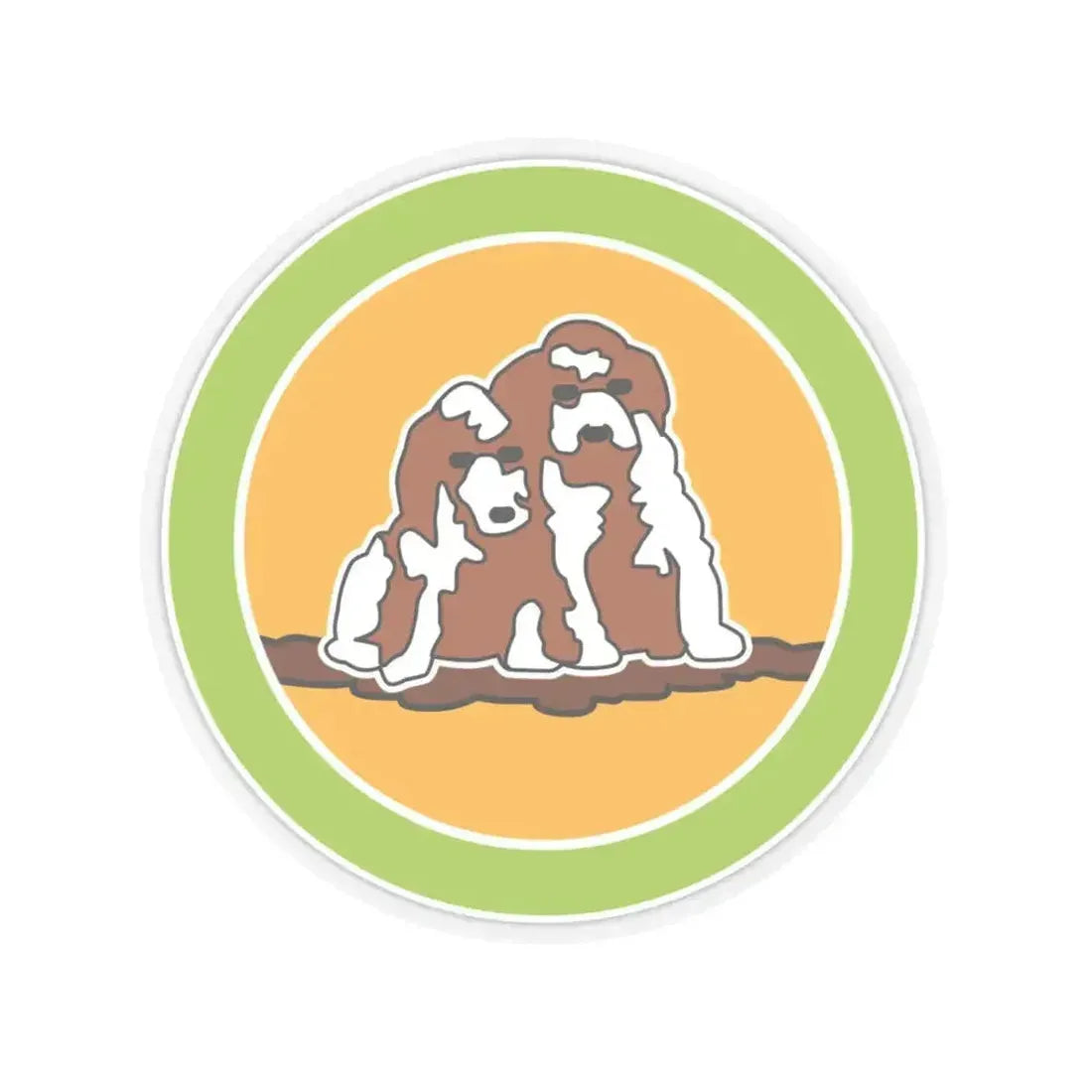 Dog Care (Boy Scout Merit Badge) STICKER Vinyl Kiss-Cut Decal 3 Inch Transparent - The Sticker Space