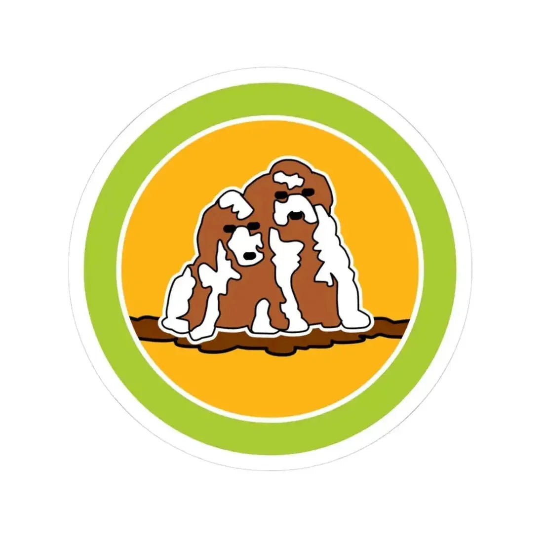 Dog Care (Boy Scout Merit Badge) STICKER Vinyl Kiss-Cut Decal 3 Inch White - The Sticker Space