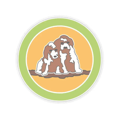 Dog Care (Boy Scout Merit Badge) STICKER Vinyl Kiss-Cut Decal 4 Inch Transparent - The Sticker Space