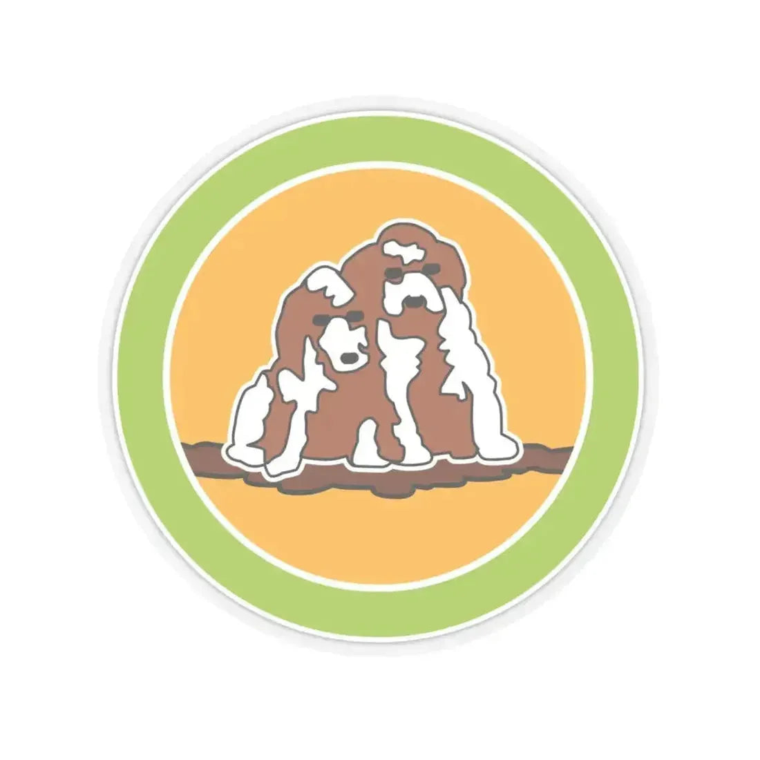Dog Care (Boy Scout Merit Badge) STICKER Vinyl Kiss-Cut Decal 6 Inch Transparent - The Sticker Space