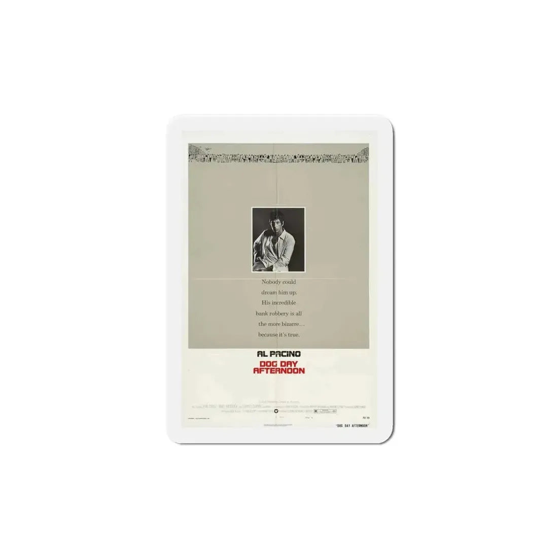 Dog Day Afternoon 1975 Movie Poster Refrigerator Magnet - The Sticker Space