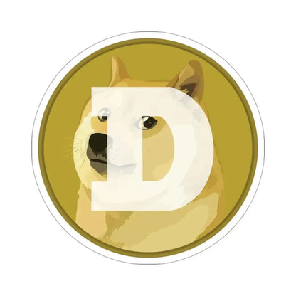 DOGECOIN DOGE (Cryptocurrency) STICKER Vinyl Die-Cut Decal 3 Inch - The Sticker Space