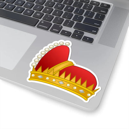 Doges Crown (Italy) (Coat of Arms) STICKER Vinyl Kiss-Cut Decal - The Sticker Space