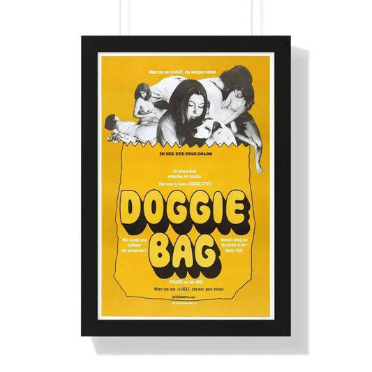 DOGGIE BAG 1969 - Framed Movie Poster 16″ x 24″ Black - The Sticker Space