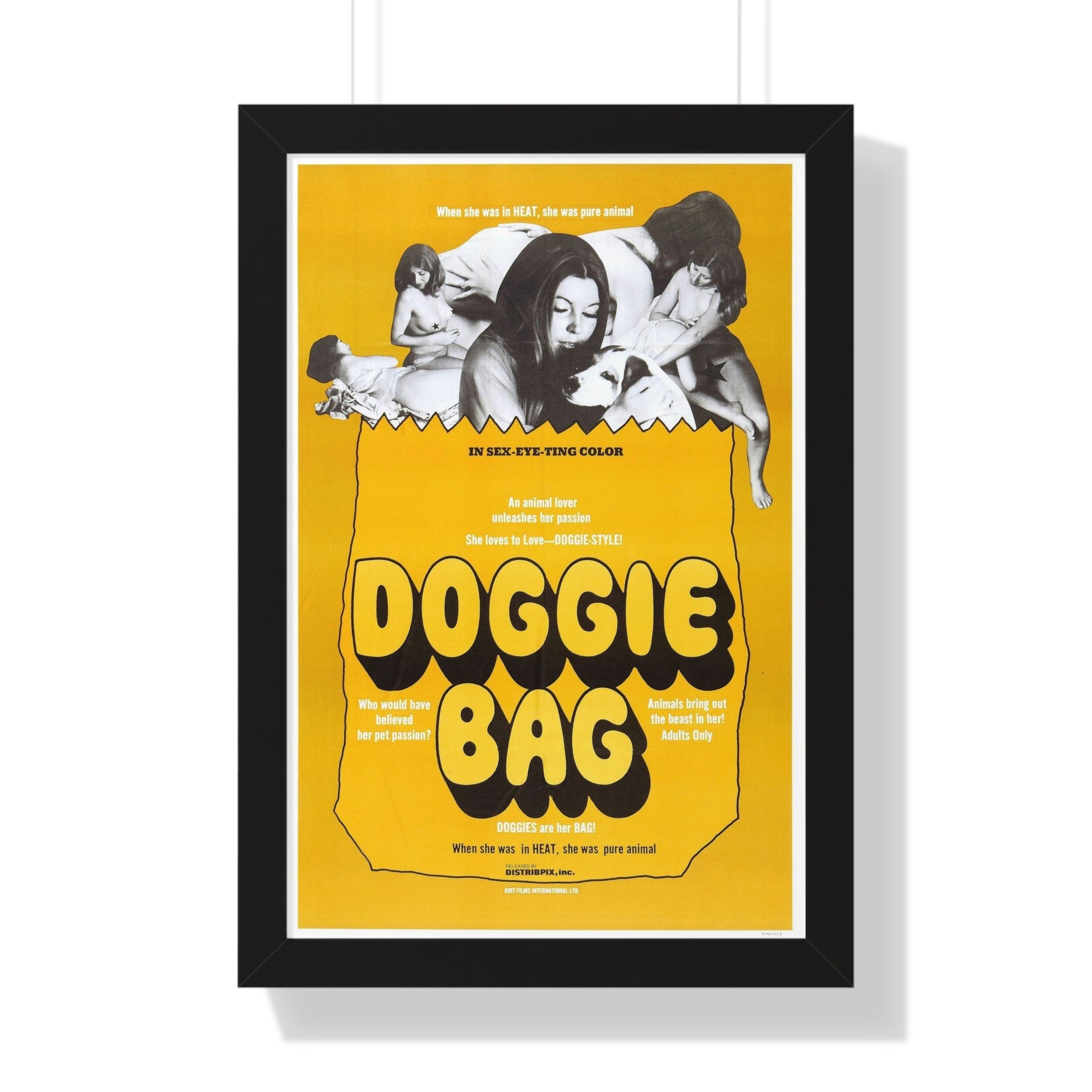 DOGGIE BAG 1969 - Framed Movie Poster-16″ x 24″-The Sticker Space