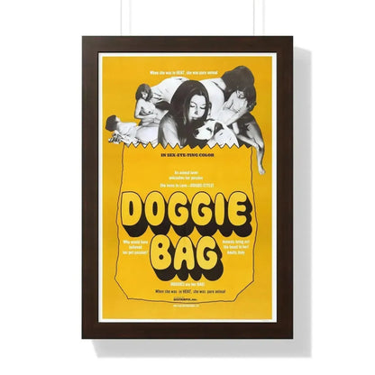 DOGGIE BAG 1969 - Framed Movie Poster - The Sticker Space