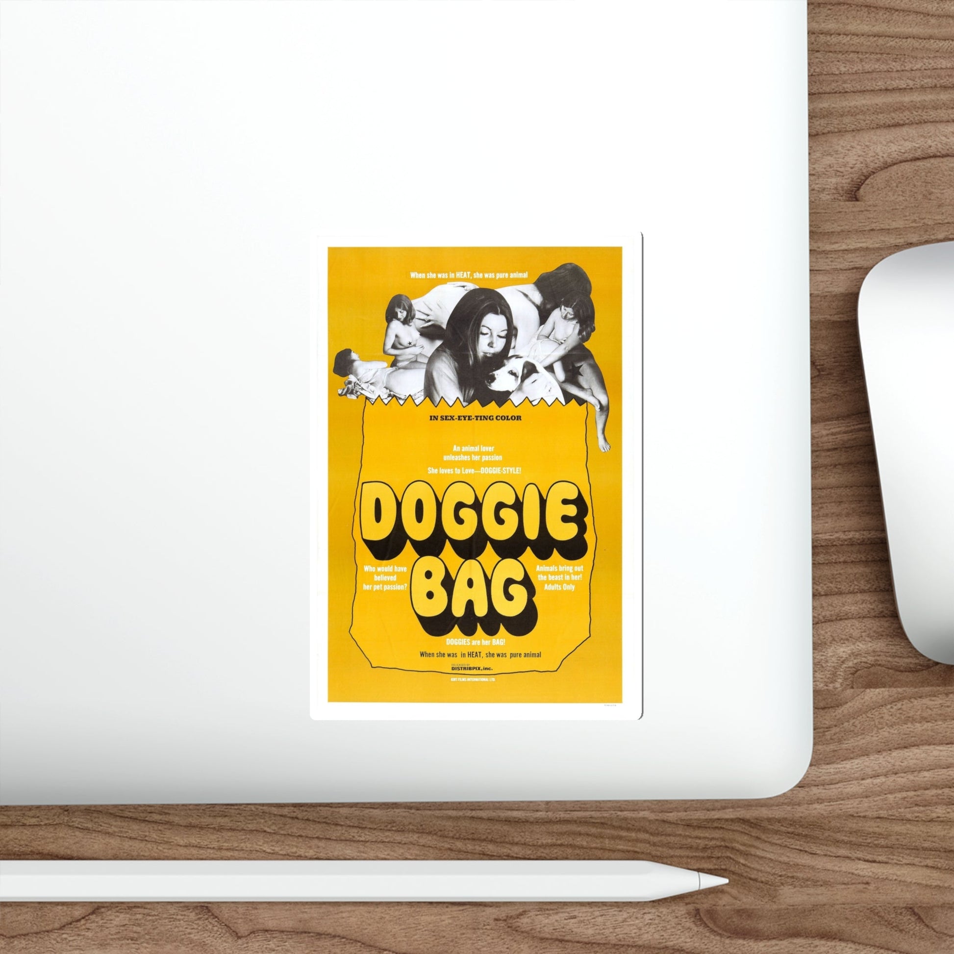 DOGGIE BAG 1969 Movie Poster STICKER Vinyl Die-Cut Decal-The Sticker Space