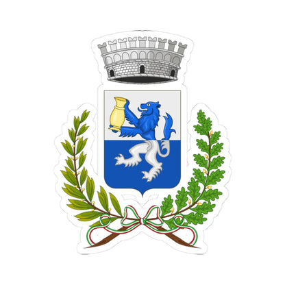 Dogliani-Stemma (Italy) (Coat of Arms) STICKER Vinyl Kiss-Cut Decal 3 Inch White - The Sticker Space