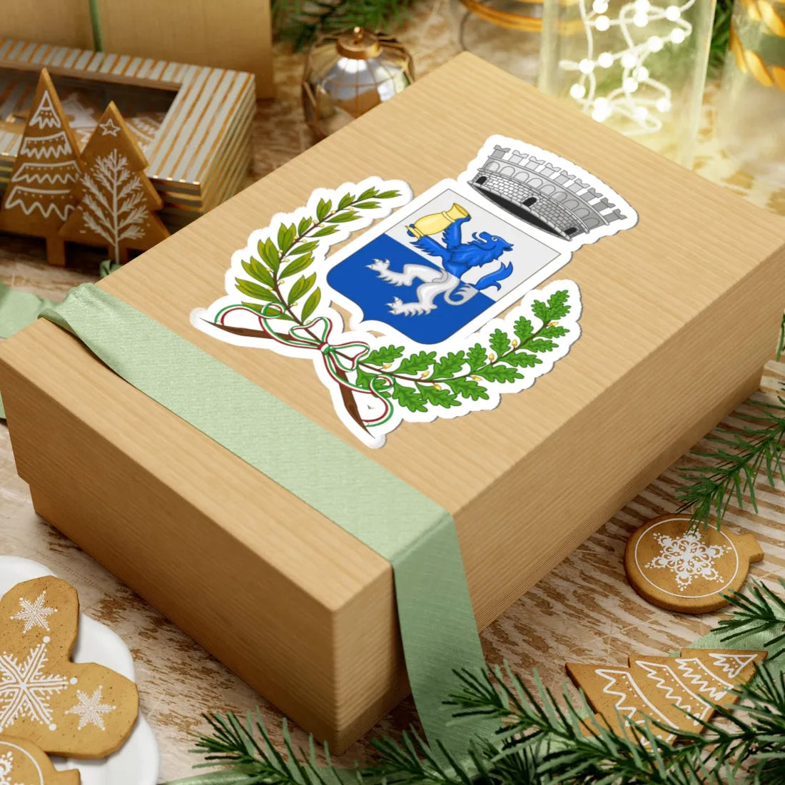 Dogliani-Stemma (Italy) (Coat of Arms) STICKER Vinyl Kiss-Cut Decal - The Sticker Space