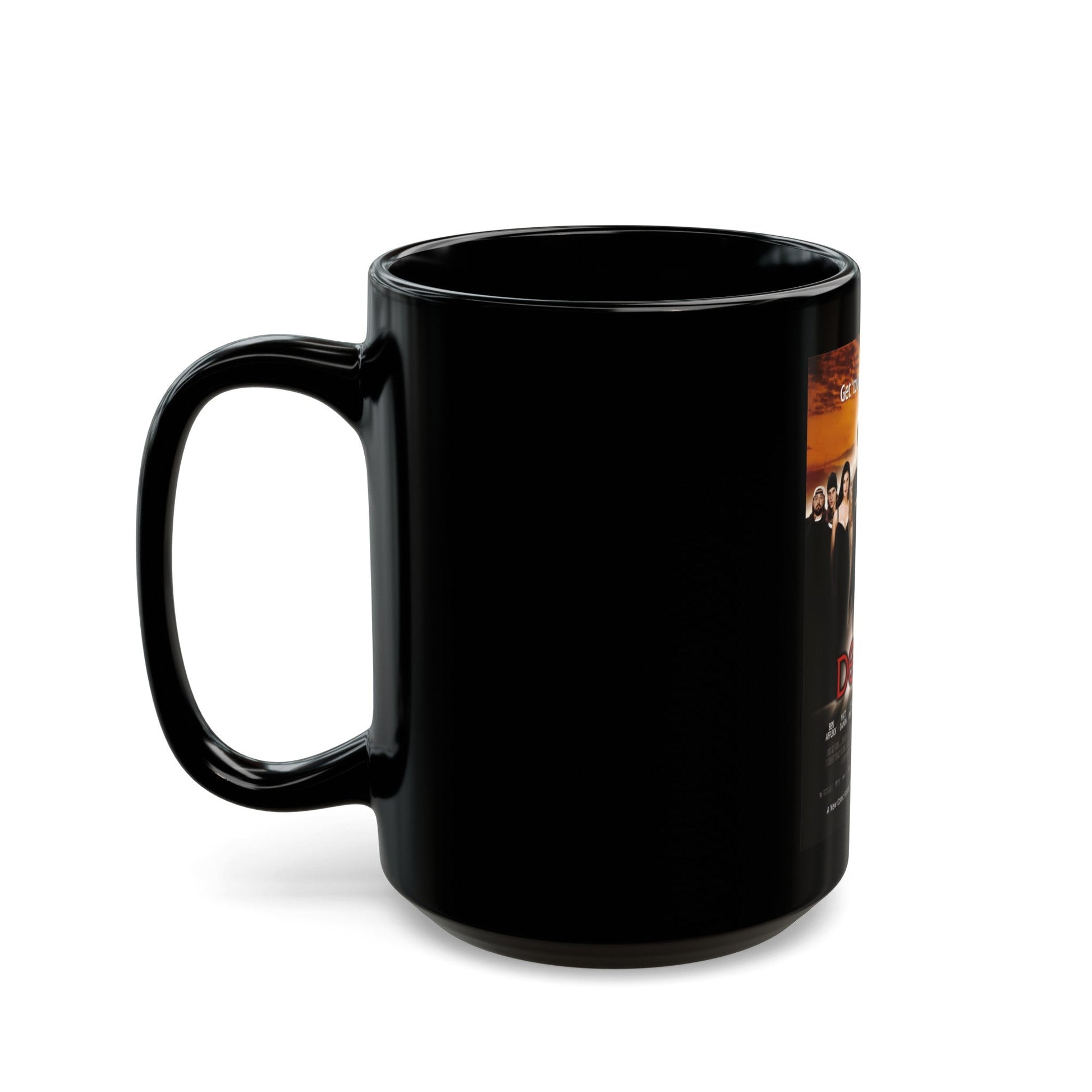 DOGMA 1999 Movie Poster - Black Coffee Mug-The Sticker Space