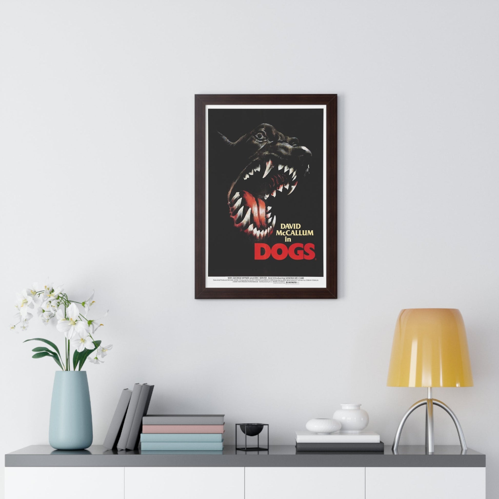 DOGS 1976 - Framed Movie Poster-The Sticker Space