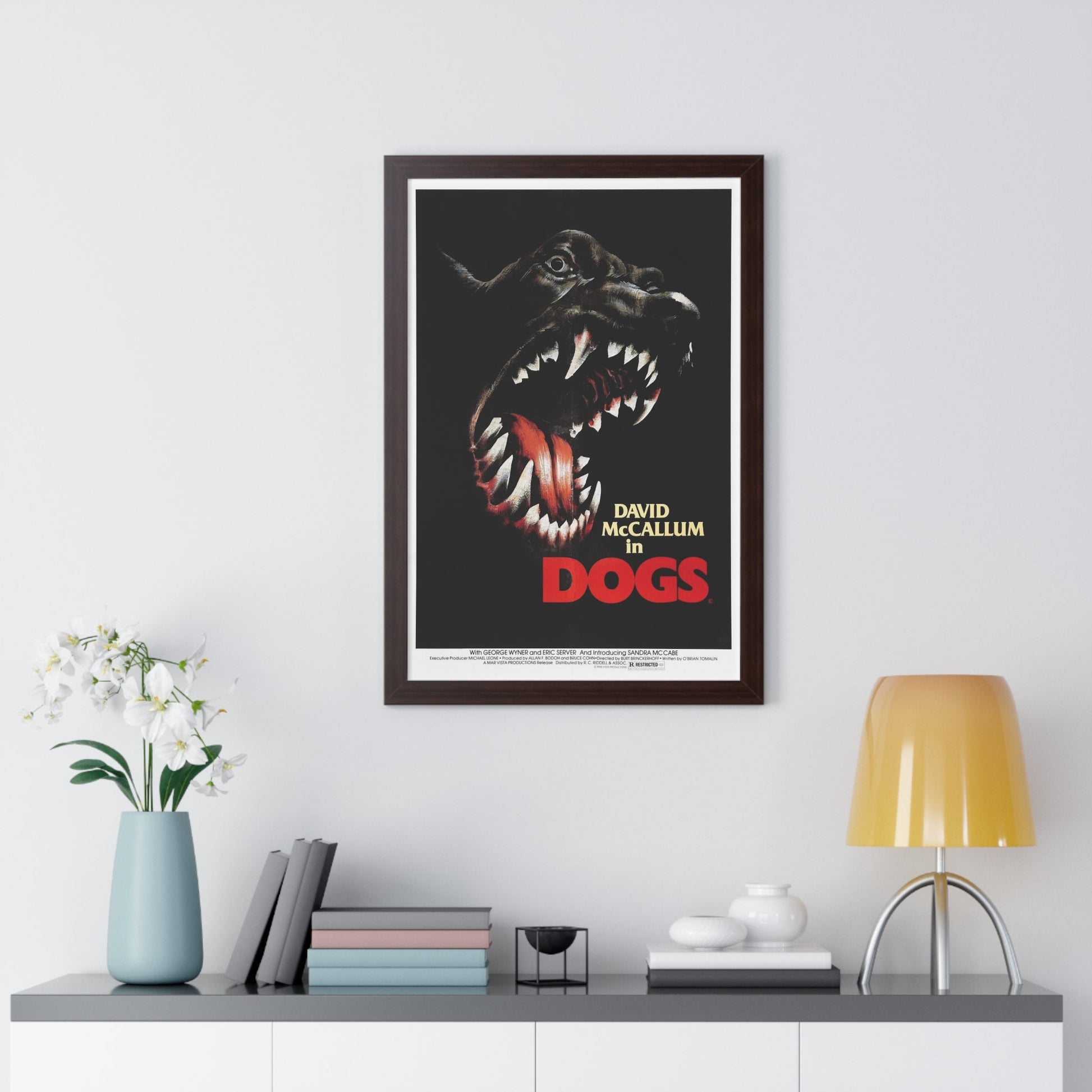 DOGS 1976 - Framed Movie Poster-The Sticker Space