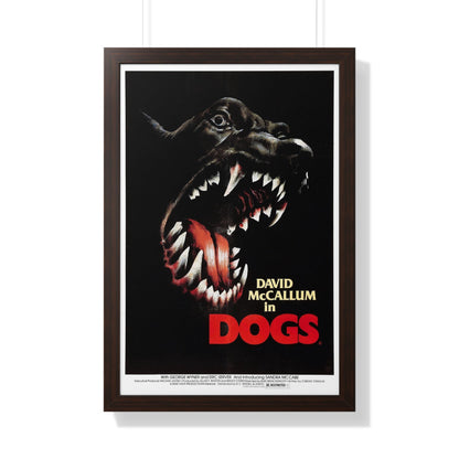 DOGS 1976 - Framed Movie Poster-20" x 30"-The Sticker Space