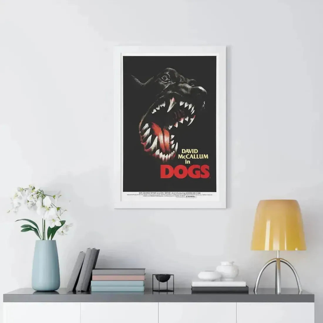 DOGS 1976 - Framed Movie Poster - The Sticker Space