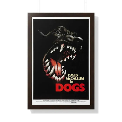 DOGS 1976 - Framed Movie Poster - The Sticker Space