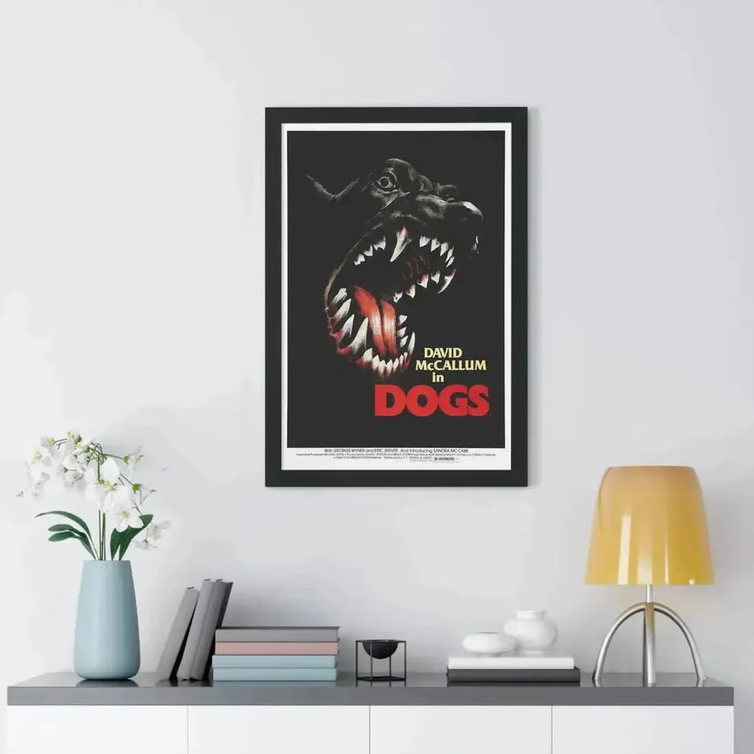DOGS 1976 - Framed Movie Poster - The Sticker Space