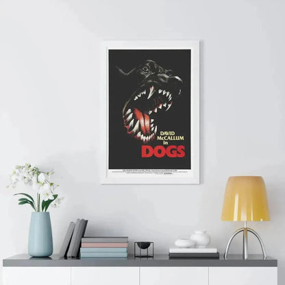 DOGS 1976 - Framed Movie Poster - The Sticker Space