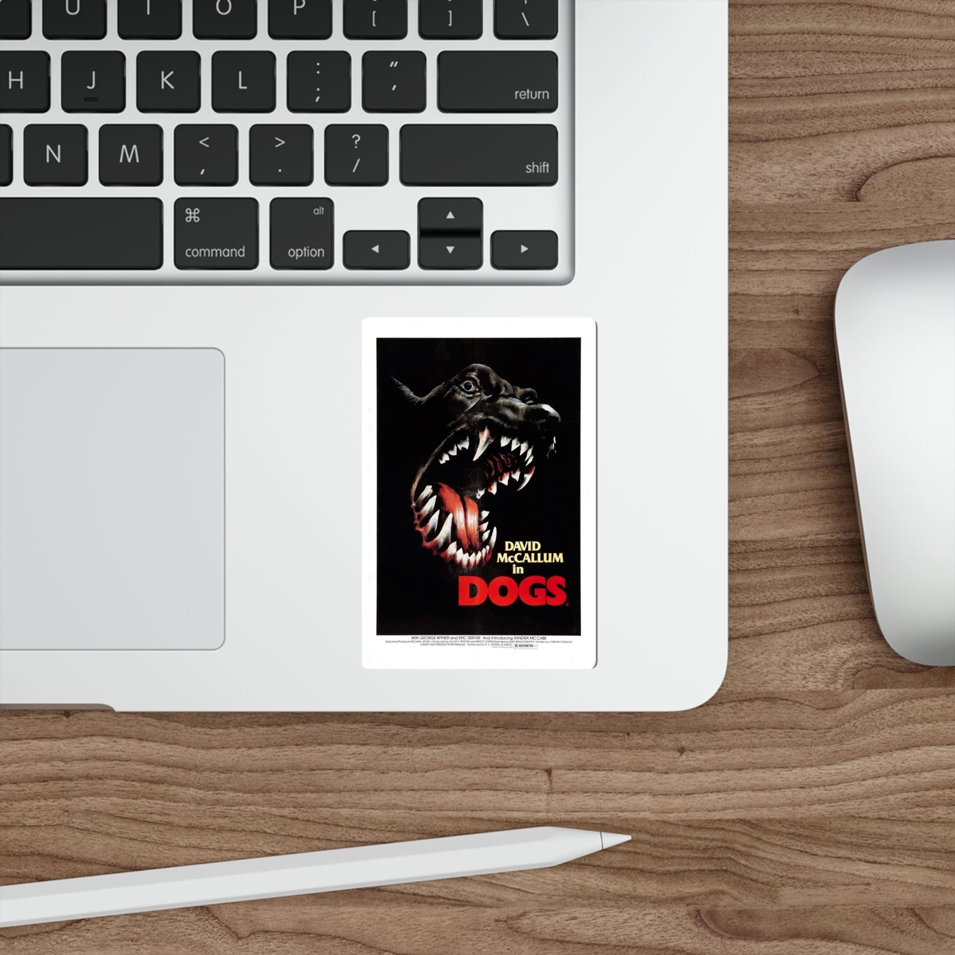 DOGS 1976 Movie Poster STICKER Vinyl Die-Cut Decal-The Sticker Space