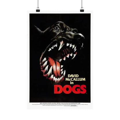 DOGS 1976 - Paper Movie Poster 12″ x 18″ Matte - The Sticker Space