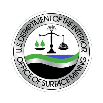 DOI Office of Surface Mining STICKER Vinyl Die-Cut Decal 3 Inch - The Sticker Space