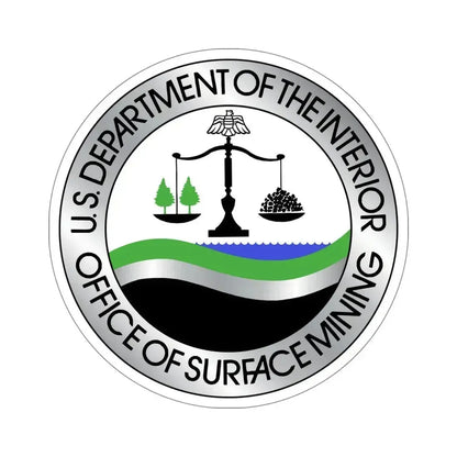 DOI Office of Surface Mining STICKER Vinyl Die-Cut Decal 6 Inch - The Sticker Space