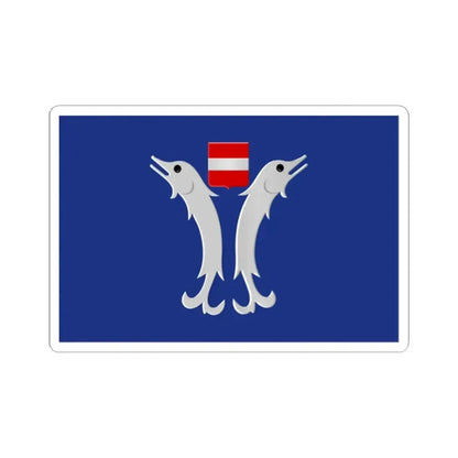 Doische vlag (Belgium) STICKER Vinyl Kiss-Cut Decal 2 Inch White - The Sticker Space